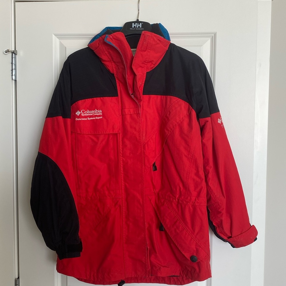 EUC Columbia Titanium 3/4 length 3-in-1 jacket. Ladies Large